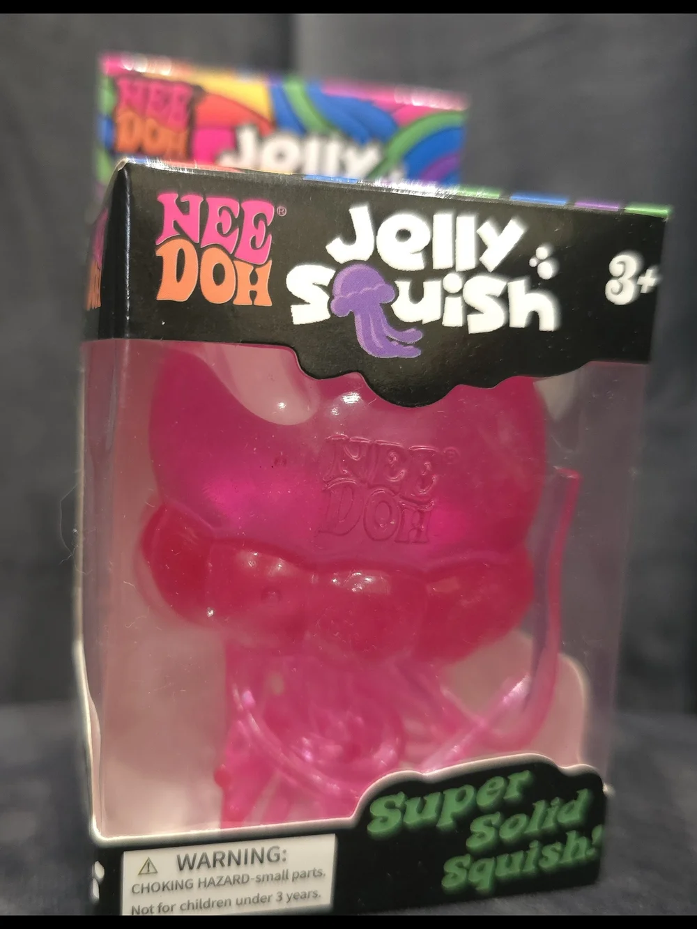 Jelly Squish Pink Super Solid Squish Toy